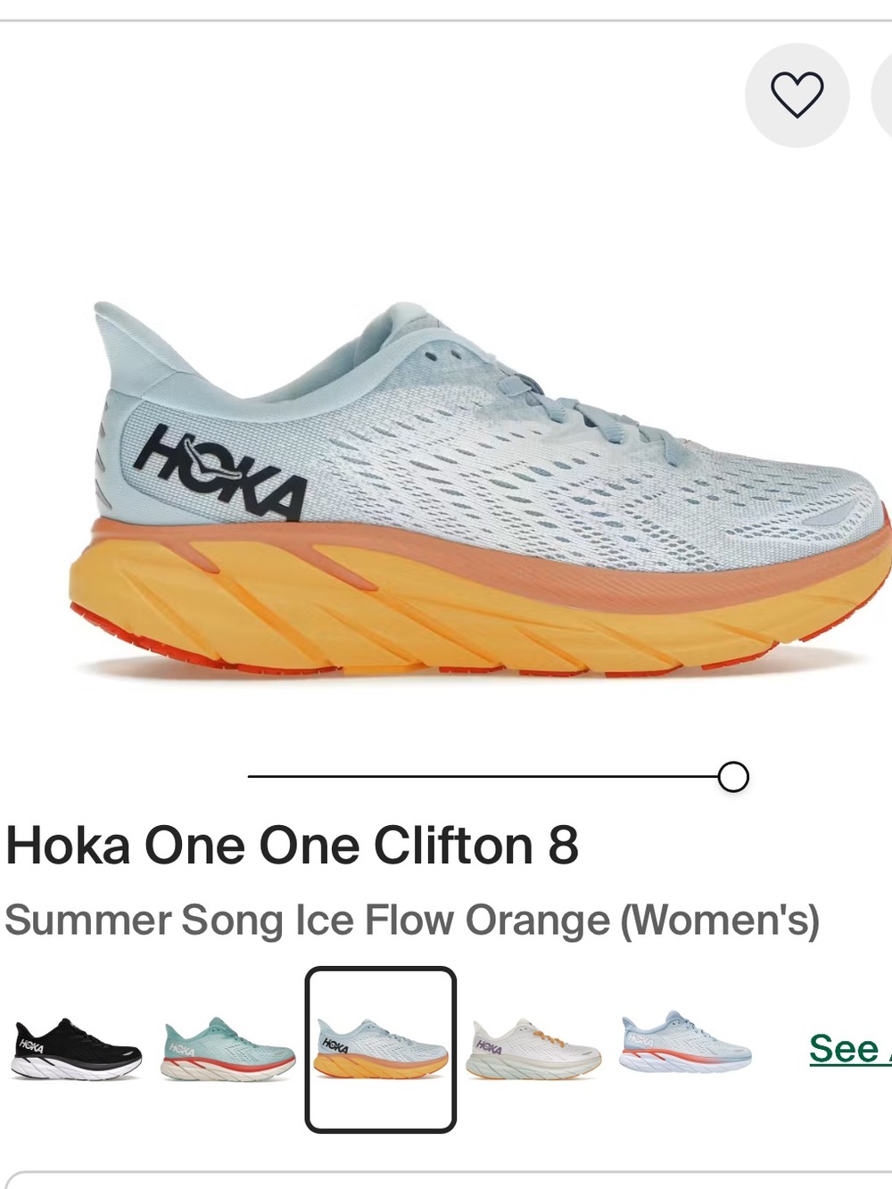 Hoka Clifton 8 Women's Running Shoe